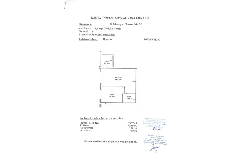 Apartament wakacyjny 46,48 m², piętro 2, oferta nr C11