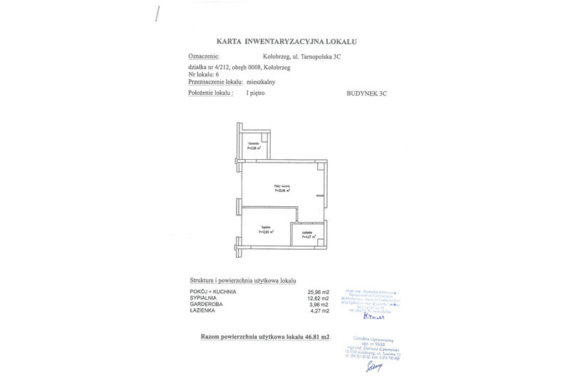 Apartament wakacyjny 46,81 m², piętro 1, oferta nr C6