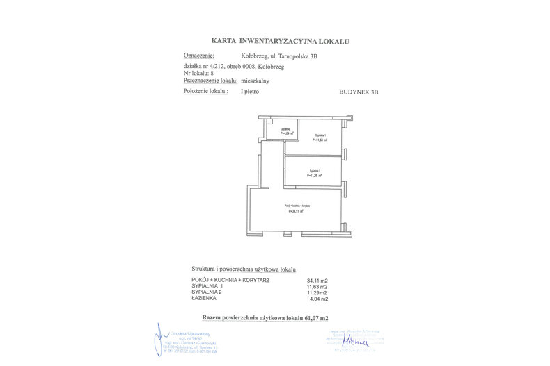 Apartament wakacyjny 61,07 m², piętro 1, oferta nr B8