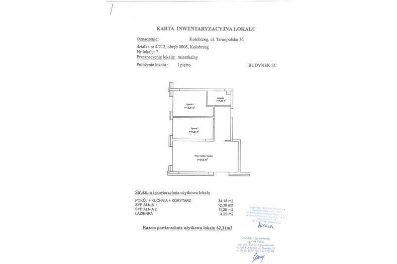 Apartament wakacyjny 62,21 m², piętro 1, oferta nr C7