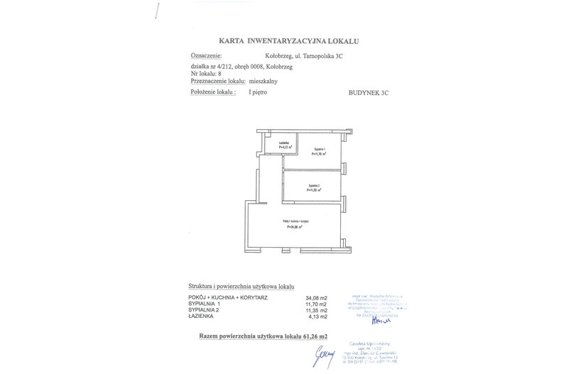 Apartament wakacyjny 61,26 m², piętro 1, oferta nr C8