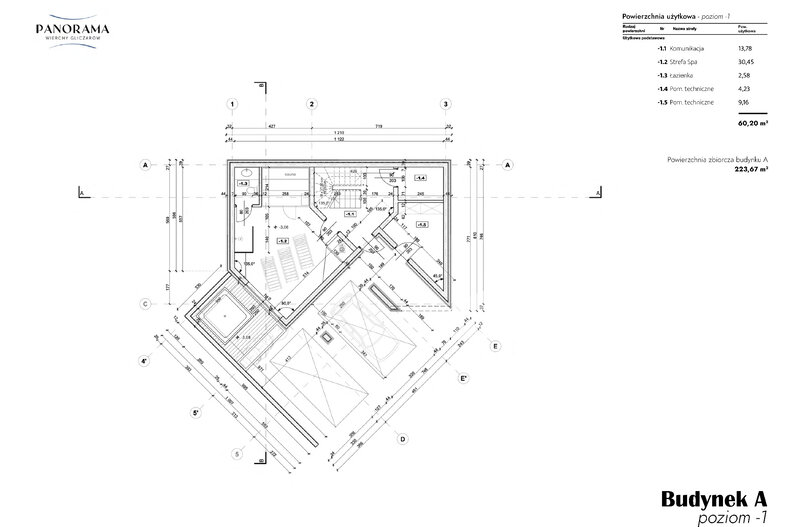 Dom wakacyjny 223,67 m², oferta nr A