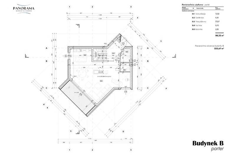 Dom wakacyjny 223,67 m², oferta nr B