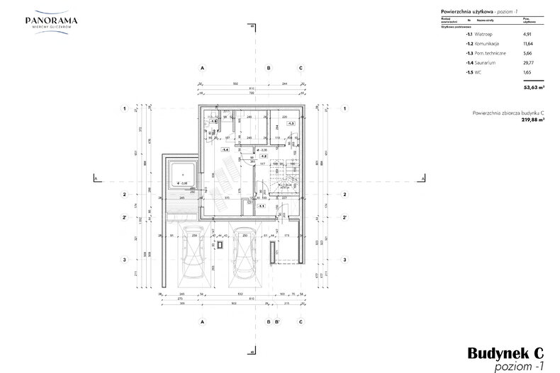 Dom wakacyjny 219,88 m², oferta nr C