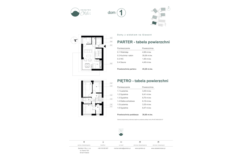 Dom wakacyjny 81,94 m², oferta nr 1