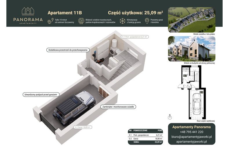 Apartament wakacyjny 77,93 m², piętro 1, oferta nr 11B