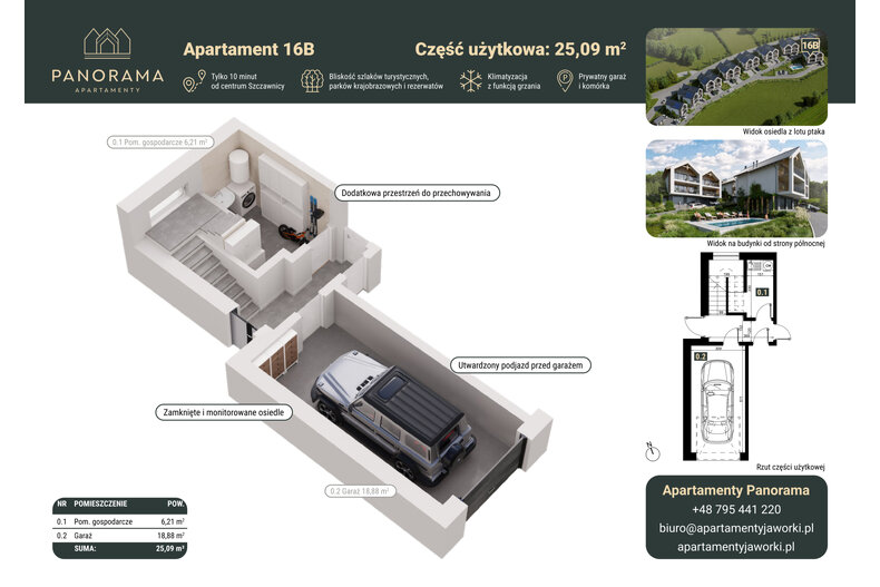 Apartament wakacyjny 77,93 m², piętro 1, oferta nr 16B