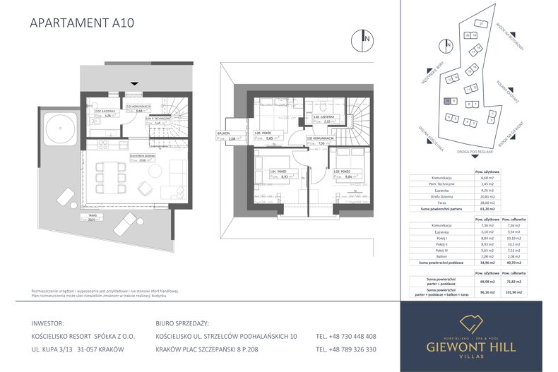 Dom wakacyjny 66,08 m², oferta nr A10
