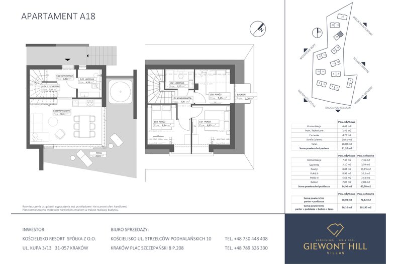 Dom wakacyjny 66,08 m², oferta nr A18