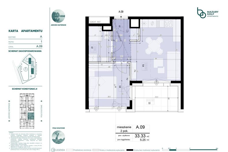 Apartament wakacyjny 33,33 m², piętro 1, oferta nr 512008