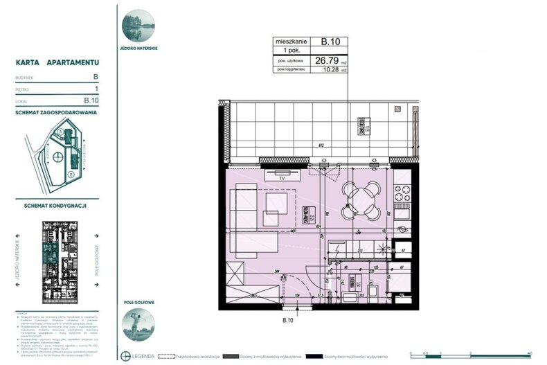 Apartament wakacyjny 26,79 m², piętro 1, oferta nr 275025