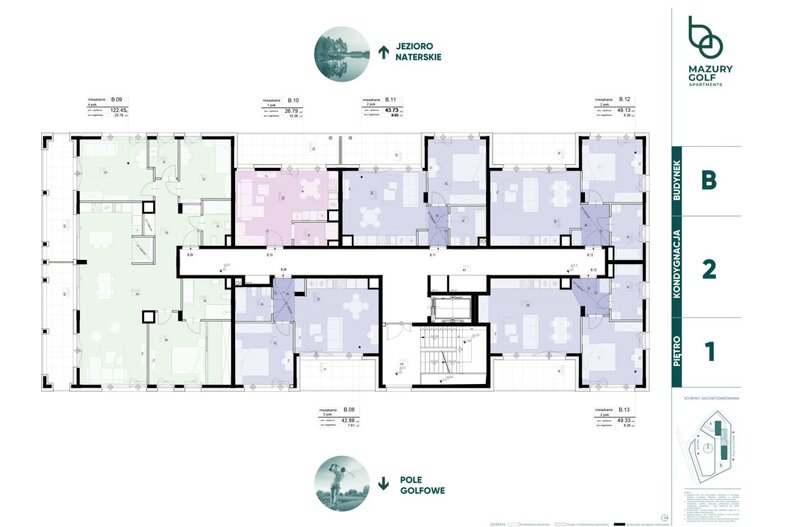 Apartament wakacyjny 122,45 m², piętro 1, oferta nr 924429