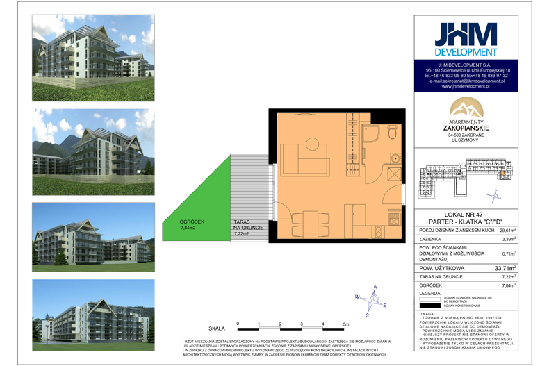 Apartament wakacyjny 32,76 m², parter, oferta nr 47