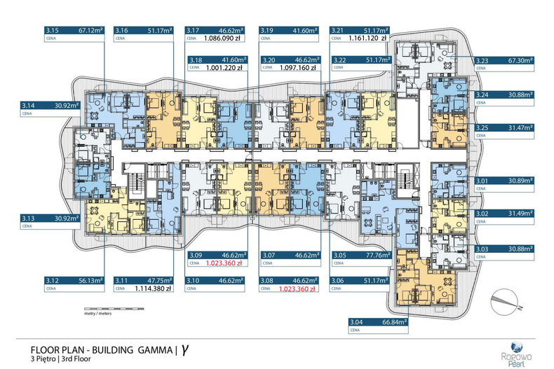 Apartament wakacyjny 51,17 m², piętro 3, oferta nr G/3.21