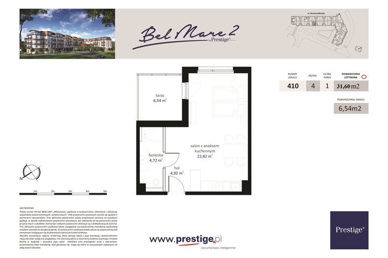 Apartament wakacyjny 31,60 m², piętro 4, oferta nr 2_410 rynek wtórny
