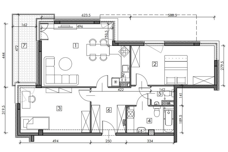 Apartament 75,66 m², piętro 1, oferta nr 73a_3