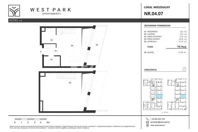 Apartament wakacyjny na sprzedaż 79,87 m², piętro 4, oferta nr 526/13467/OMS
